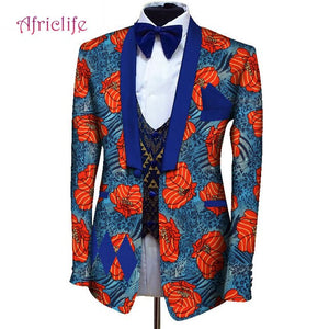 Men Dashiki Blazers African Print Jacket