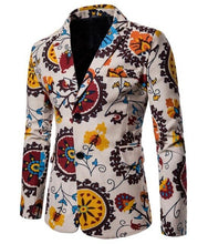 Load image into Gallery viewer, Men&#39;s Dashiki African Print Suit Blazer Tribal Traditional Jacket