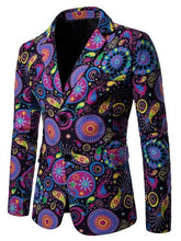 Load image into Gallery viewer, Men&#39;s Dashiki African Print Suit Blazer Tribal Traditional Jacket