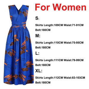Ladies African Clothes Fashion Sexy Dress Dashiki Pants Traditional Tribal Ankara Print