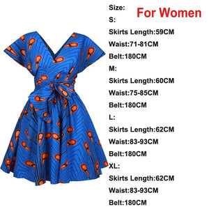 Ladies African Clothes Fashion Sexy Dress Dashiki Pants Traditional Tribal Ankara Print