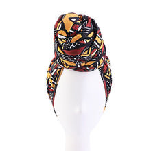 Load image into Gallery viewer, Women Turban Caps African Pattern Headscarf Ladies Bonnet