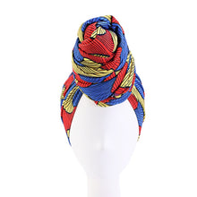 Load image into Gallery viewer, Women Turban Caps African Pattern Headscarf Ladies Bonnet