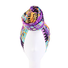 Load image into Gallery viewer, Women Turban Caps African Pattern Headscarf Ladies Bonnet