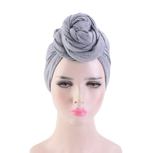 Women Turban Caps African Pattern Headscarf Ladies Bonnet