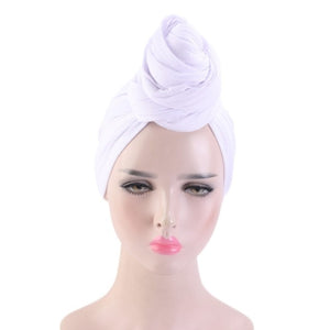 Women Turban Caps African Pattern Headscarf Ladies Bonnet