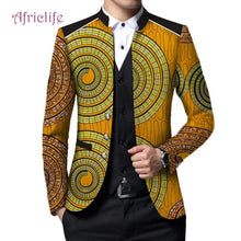 Load image into Gallery viewer, African Men&#39;s Ankara Print Blazer Jacket for Wedding and Party