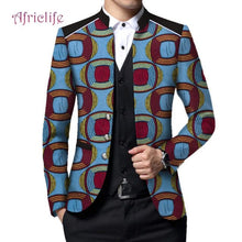 Load image into Gallery viewer, African Men&#39;s Ankara Print Blazer Jacket for Wedding and Party