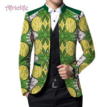 Load image into Gallery viewer, African Men&#39;s Ankara Print Blazer Jacket for Wedding and Party