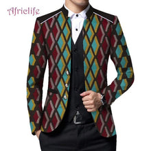 Load image into Gallery viewer, African Men&#39;s Ankara Print Blazer Jacket for Wedding and Party