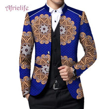 Load image into Gallery viewer, African Men&#39;s Ankara Print Blazer Jacket for Wedding and Party