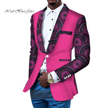 Load image into Gallery viewer, Blazer Slim Fit Suit Jacket African Men Clothes Wedding Ankara