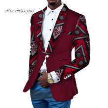 Load image into Gallery viewer, Blazer Slim Fit Suit Jacket African Men Clothes Wedding Ankara