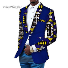 Load image into Gallery viewer, Blazer Slim Fit Suit Jacket African Men Clothes Wedding Ankara