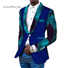 Load image into Gallery viewer, Blazer Slim Fit Suit Jacket African Men Clothes Wedding Ankara