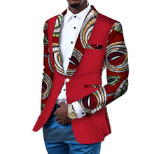 Load image into Gallery viewer, Blazer Slim Fit Suit Jacket African Men Clothes Wedding Ankara