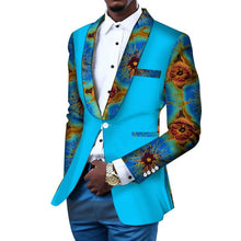 Load image into Gallery viewer, Blazer Slim Fit Suit Jacket African Men Clothes Wedding Ankara