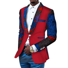 Load image into Gallery viewer, Blazer Slim Fit Suit Jacket African Men Clothes Wedding Ankara