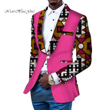 Load image into Gallery viewer, Blazer Slim Fit Suit Jacket African Men Clothes Wedding Ankara