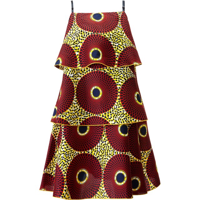 Dashiki African Sexy Slip Dress For Women Ankara Print Party Clothes