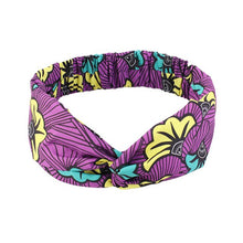 Load image into Gallery viewer, African Pattern Print Headband For Women Twist Style Girl Head Wraps Elastic Hair Accessories Turban Headscarf