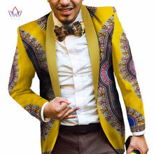 Load image into Gallery viewer, Men African Clothes Print Blazer Jackets Long Sleeve Ankara Fashion