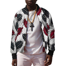 Load image into Gallery viewer, African Men&#39;s Baseball Bomber Jacket Ankara Coat Man Dashiki Print