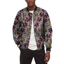 Load image into Gallery viewer, African Print Mens Bomber Jackets Street Styled Coat Dashiki Pattern Tailor-Made