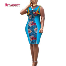 Load image into Gallery viewer, African Print Dresses Dashiki Women Clothes Casual Slim Fashion Kente Robe