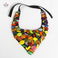 Load image into Gallery viewer, Colourful African Button Necklace African Accessories for Women