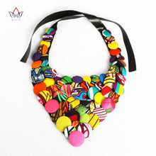 Load image into Gallery viewer, Colourful African Button Necklace African Accessories for Women
