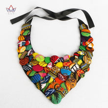 Load image into Gallery viewer, Colourful African Button Necklace African Accessories for Women