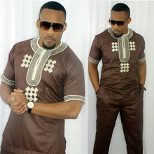 Load image into Gallery viewer, Dashiki African Men&#39;s T Shirt - Chocolate Boy Ltd