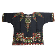 Load image into Gallery viewer, Wholesale Kids 2019 Child New Fashion Design Traditional African Clothing Print Dashiki - Chocolate Boy Ltd
