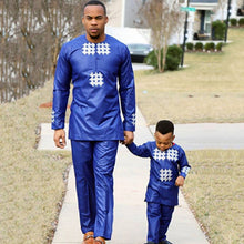 Load image into Gallery viewer, African Men Kid Boy Clothing Men&#39;s Dashiki Shirt Africa Outfit - Chocolate Boy Ltd