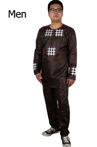 African Men Kid Boy Clothing Men's Dashiki Shirt Africa Outfit - Chocolate Boy Ltd