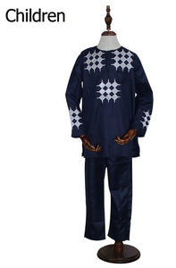 African Men Kid Boy Clothing Men's Dashiki Shirt Africa Outfit - Chocolate Boy Ltd