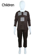 Load image into Gallery viewer, African Men Kid Boy Clothing Men&#39;s Dashiki Shirt Africa Outfit - Chocolate Boy Ltd