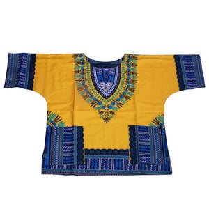 Wholesale Kids 2019 Child New Fashion Design Traditional African Clothing Print Dashiki - Chocolate Boy Ltd