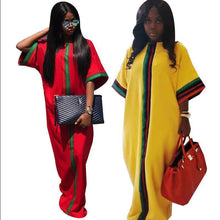 Load image into Gallery viewer, African Dress Slim Sleeved Dress, New, Fashion, African, Women, Clothing - Chocolate Boy Ltd